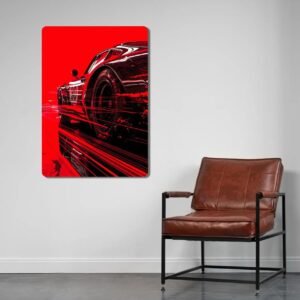 Glossy Metal Poster (55x85cm)